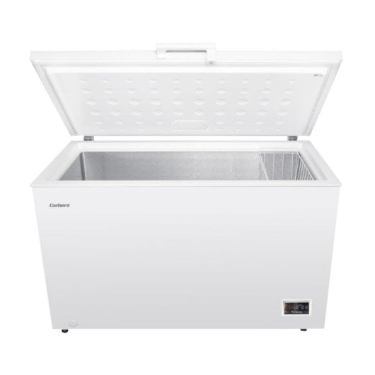 Congelador Corbero CCHH40024E 371 L Blanco rápido con ruedas y LED