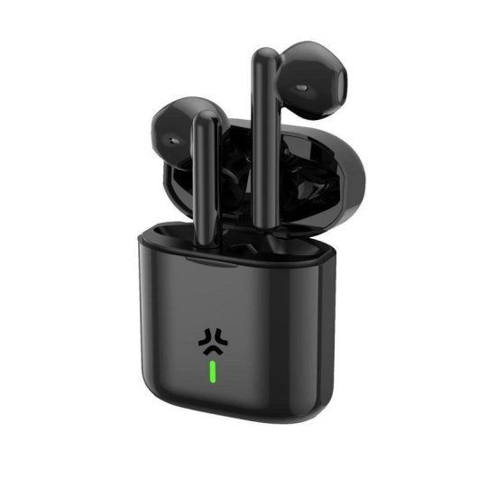Auriculares Celly Pulsesound sans fil Bluetooth pour appels et musique, contrôle tactile, noir