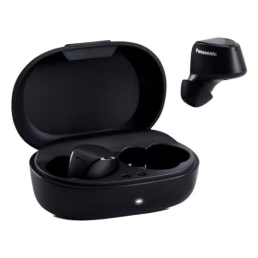 Auriculares Panasonic RZ-B120W sem fios Bluetooth para chamadas e música, IPX4, preto