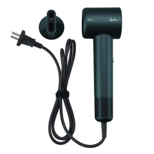 Haartrockner Jata 1600W Grün Ionenfunktion Kaltluft Diffusor 4 Temperaturen