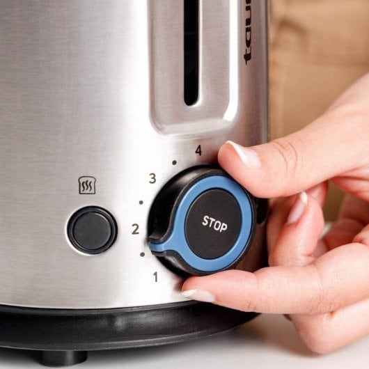 Tostador Taurus Mytoast Legend Edelstahl 1000 W extrabreiter Schlitz 7 Stufen