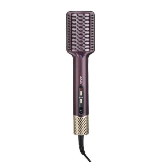 Brosse lissante BaByliss Air Power AS6400E 900W céramique ionique 4 températures câble 360° grenat
