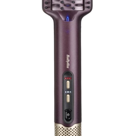 Brosse lissante BaByliss Air Power AS6400E 900W céramique ionique 4 températures câble 360° grenat