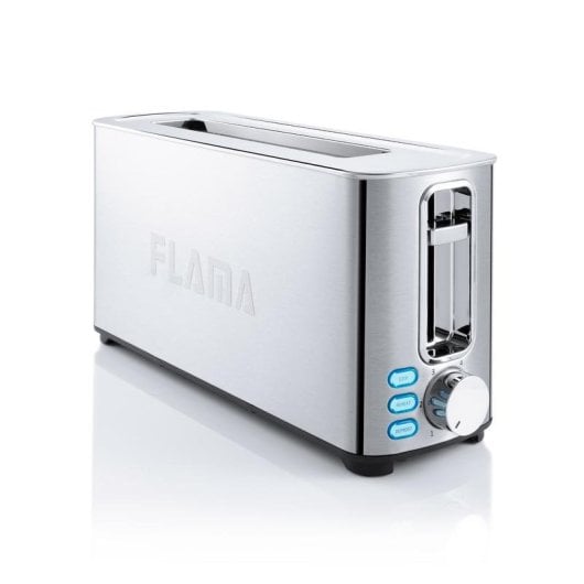 Tostador Flama 966FL 1 Scheibe Edelstahl 1050 W lange Schlitz