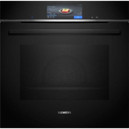 Horno elétrico Siemens iQ700 HB778G3B1 71L Preto/Inox Pirolítico+Hidrolítico TFT