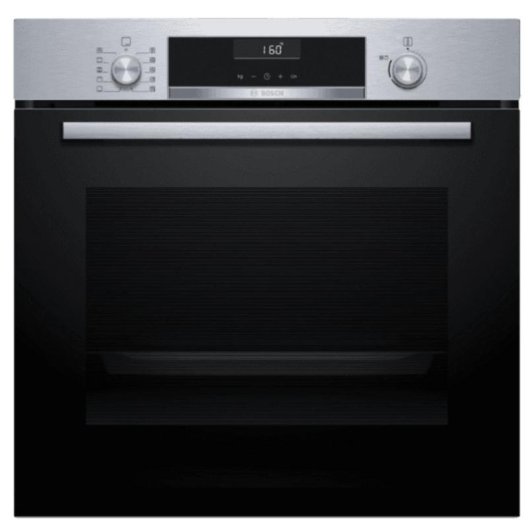 Horno elétrico Bosch Serie 6 HBG536ES4 71L Preto Prata AirFry autolimpeza