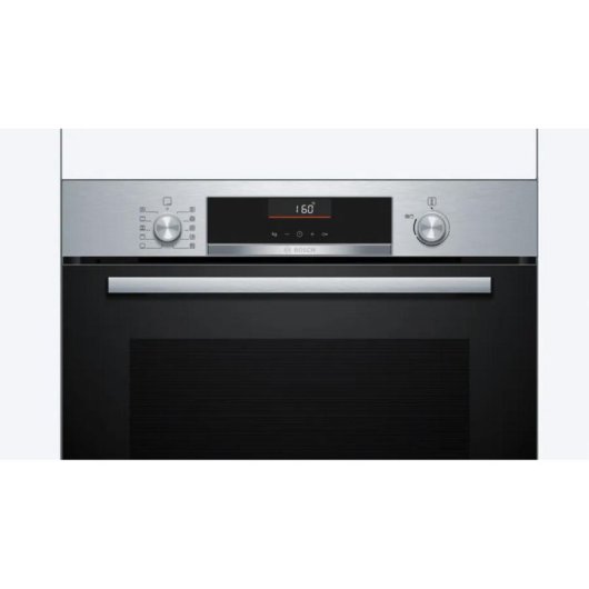 Horno elétrico Bosch Serie 6 HBG536ES4 71L Preto Prata AirFry autolimpeza