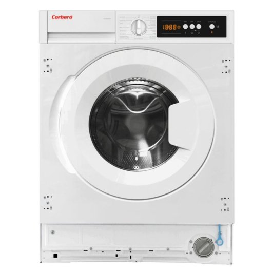 Lavadora integrable Corberó CLAV8424INT 8 kg 1330 rpm clase A Inverter blanca