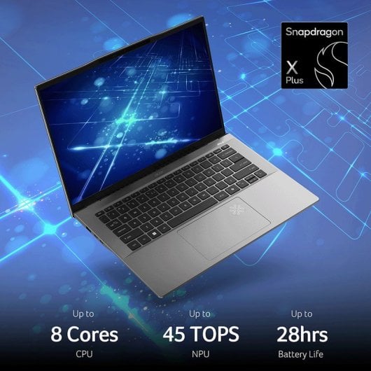 Laptop Acer NX.KYXEB.00C 14" Qualcomm Snapdragon X1P-42-100 16GB 1TB SSD Windows 11