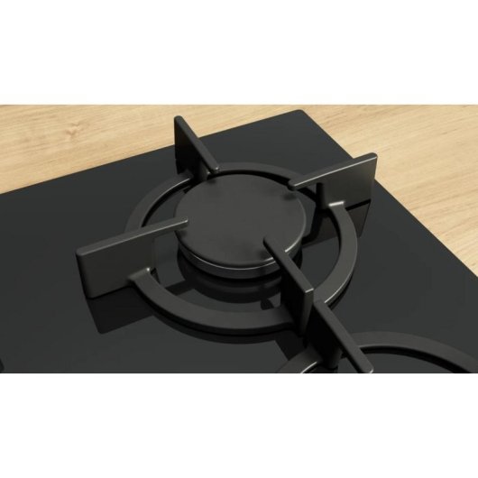 Placa Bosch Serie 6 PPP6A6I10 gás 60 cm vidro preto FlameSelect 4 queimadores