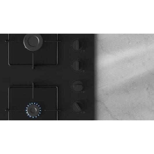 Plaque gaz Balay 3ETG464SB 59cm Verre trempé 4 feux Noir Intégrable