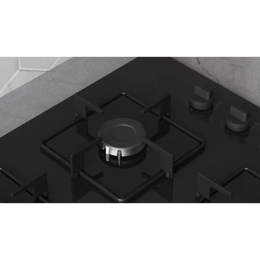Plaque gaz Balay 3ETG464SB 59cm Verre trempé 4 feux Noir Intégrable