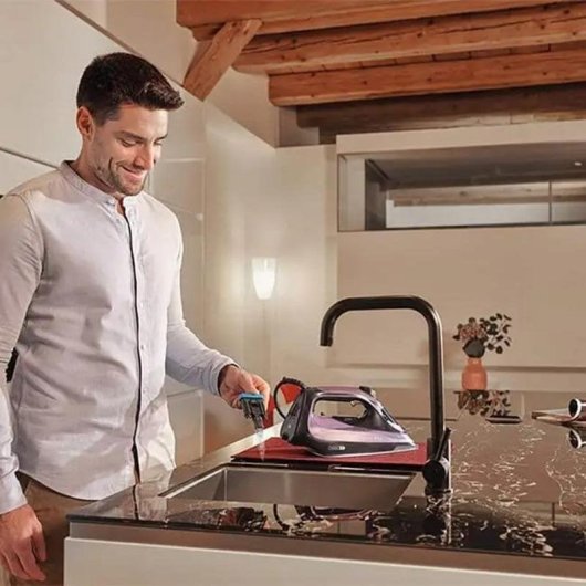 Plancha de vapor Braun TexStyle 9 SI 9661 3100W Violeta