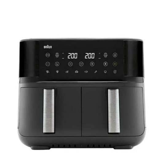 Airfryer Braun TD 3030I BK 8 L 2850 W Dubbele Mand met Sync en Timer