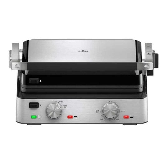 Parrilla eléctrica Braun CG 7020 plancha y grill 2000W Negro/Acero inoxidable