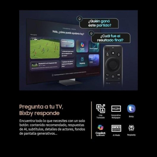 TV Samsung Neo QLED TQ75QN74FAT 75" 4K UltraHD 100Hz Smart TV Tizen HDR10+ Gaming