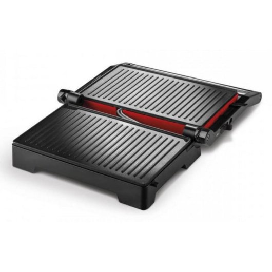 Kontaktgrill Ufesa PR1000 Schwarz Rot 1000W 180 Grad Antihaft