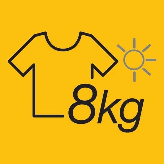 Secadora de bomba de calor Whirlpool C WSD 83M WBS ES 8 kg Clase D con inicio diferido y panel digital