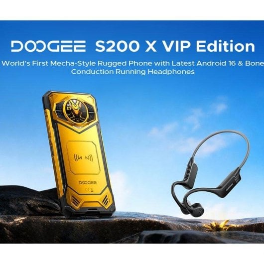 Doogee S200 X VIP Edition 12GB 512GB 6.72" 120Hz 5G Dual SIM NFC Batería 10100mAh Android 16 Verde