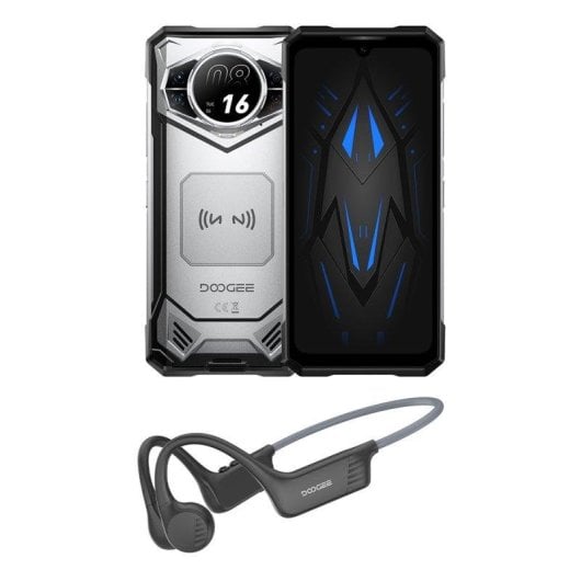 Doogee S200 Vip 12GB 256GB 6.72" FHD+ 120Hz 5G Dual SIM NFC Bateria 10100mAh Android 16 Prata