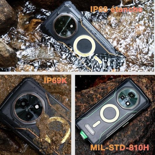 Doogee Fire 7 Pro 32GB 256GB 6.56" 90Hz 5G Dual SIM Batería 13000mAh Carga 33W Android 15 Naranja