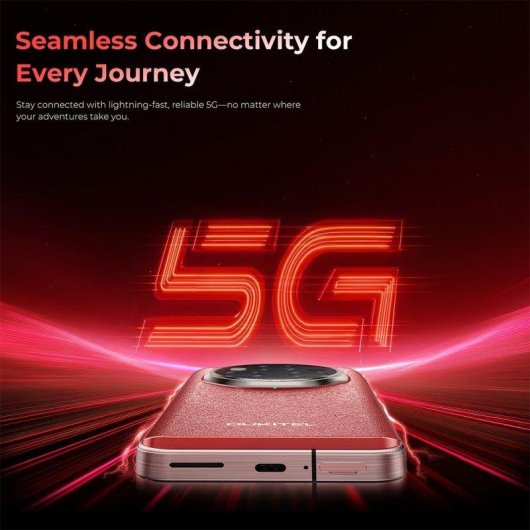 Oukitel WP210 36GB 512GB 6.7" 120Hz FHD+ 5G Dual SIM Batería 8800mAh Android 15 Negro