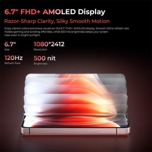 Oukitel WP210 5G 12GB 512GB 6.7" Cinzento