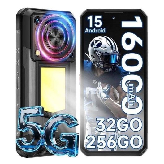 Oukitel WP56 5G 12GB 6.8" 512GB Preto Câmara traseira