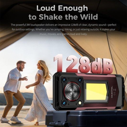 Oukitel WP56 36GB 512GB 6.8" 120Hz 5G Dual SIM Batería 16000mAh NFC Android 15 Negro