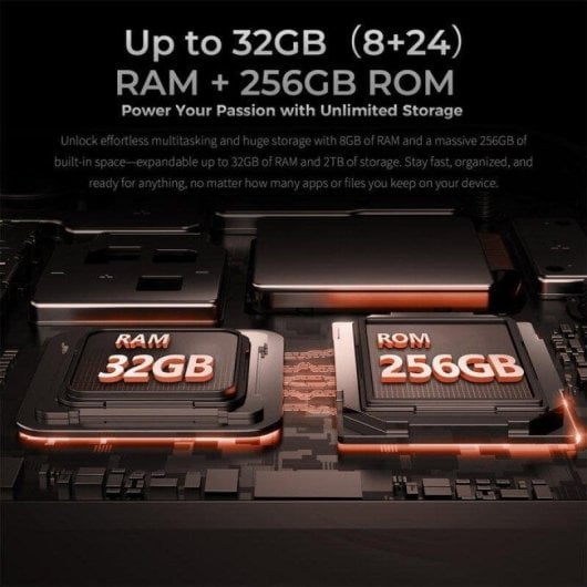 Oukitel WP56 5G 12Go 512Go Rouge 6,8" Batterie 16000mAh