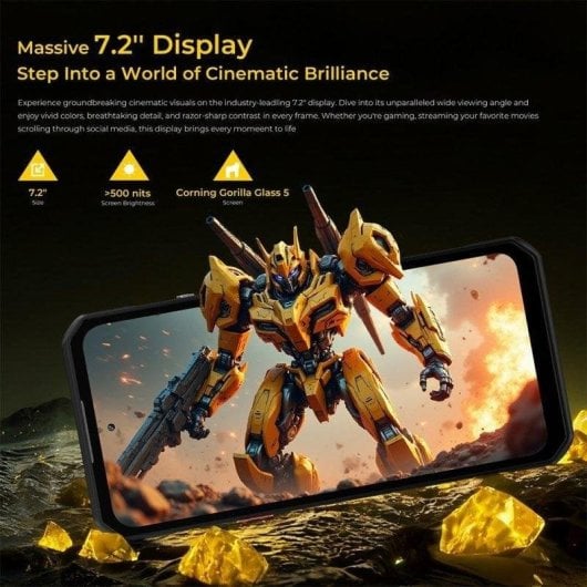 Oukitel WP60 5G 12GB 512GB 7.2" Orange