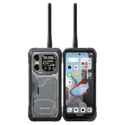 Blackview Xplore 1 Walkie Talkie 36GB 256GB 6.78" FHD+ 120Hz 5G Dual SIM Batería 20000mAh Android 15 Negro