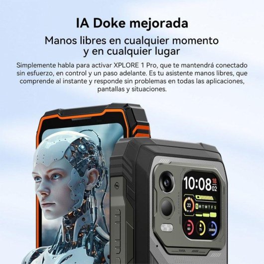 Blackview Xplore 1 Pro 48GB 512GB 6.78" FHD+ 120Hz 5G Dual SIM Batería 20000mAh Android 15 Negro