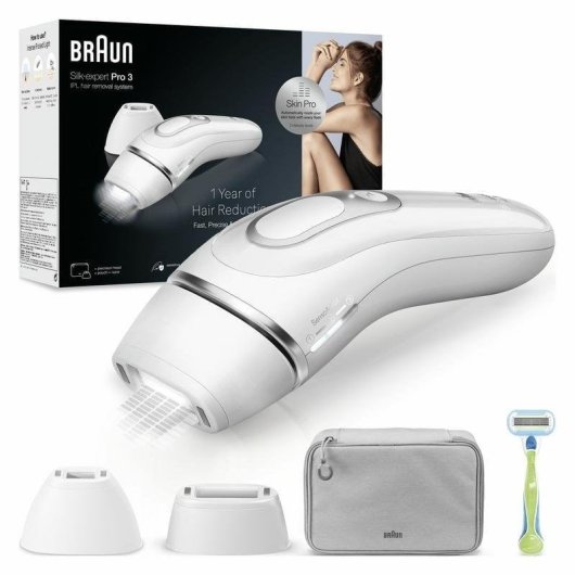 Épilateur Lumière Pulsée Braun Silk-expert Pro PL3122 3 Niveaux Précision
