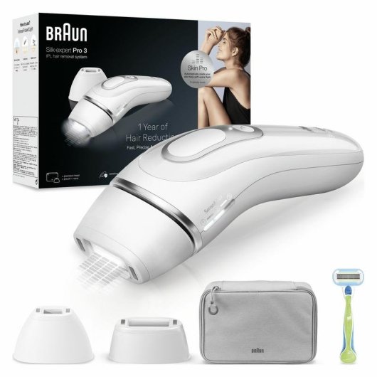 Épilateur Lumière Pulsée Braun Silk-expert Pro PL3122 3 Niveaux Précision