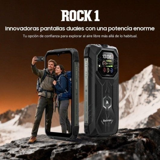 Blackview ROCK 1 4G 8GB 6.56" Negro 256GB batería 15000mAh
