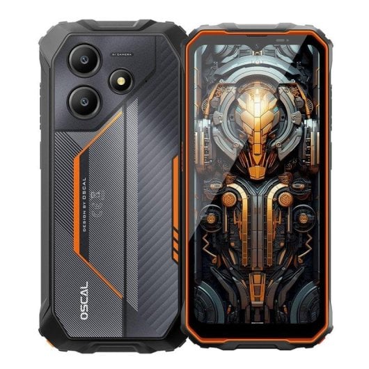 OSCAL Marine 2 8GB 256GB 6.56" IPS 90Hz 4G Dual SIM Batería 11000mAh NFC Android 15 Naranja