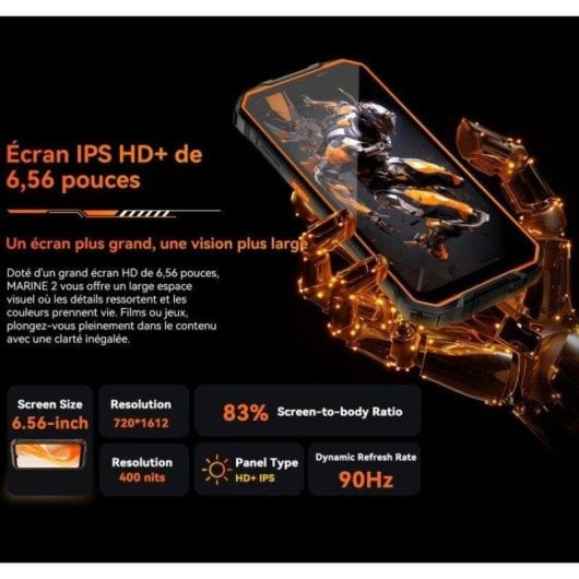 OSCAL Marine 2 4G Orange 4GB 64GB 6,56" Double SIM