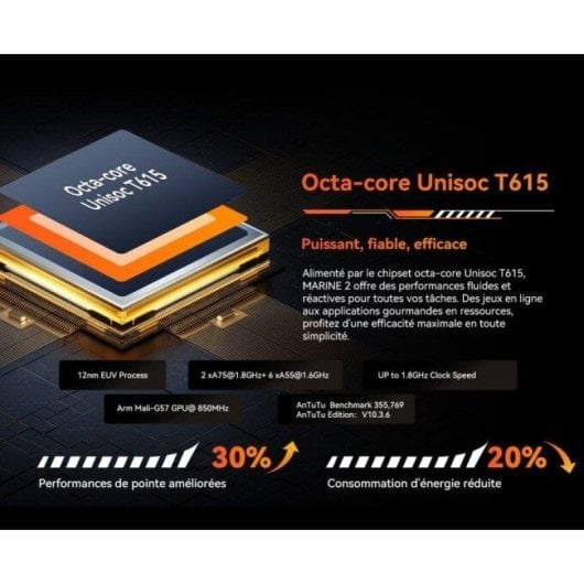 OSCAL Marine 2 4G Orange 4GB 64GB 6,56" Double SIM