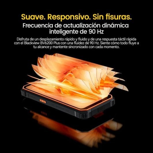Blackview BV6200 Plus 8GB 256GB 6.56" HD+ 4G Dual SIM NFC Batteria 11000mAh Android 14 Nero