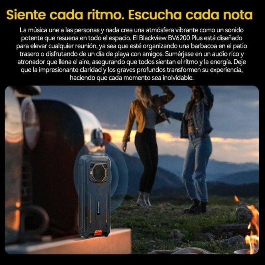 Blackview BV6200 Plus 8GB 256GB 6.56" HD+ 4G Dual SIM NFC Batteria 11000mAh Android 14 Arancione