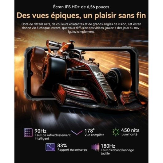 OSCAL Marine 1 4G 4GB 128GB 6.56" Noir