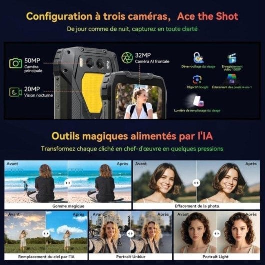 Blackview BV7300 4G 6GB 256GB 6.67" Schwarz