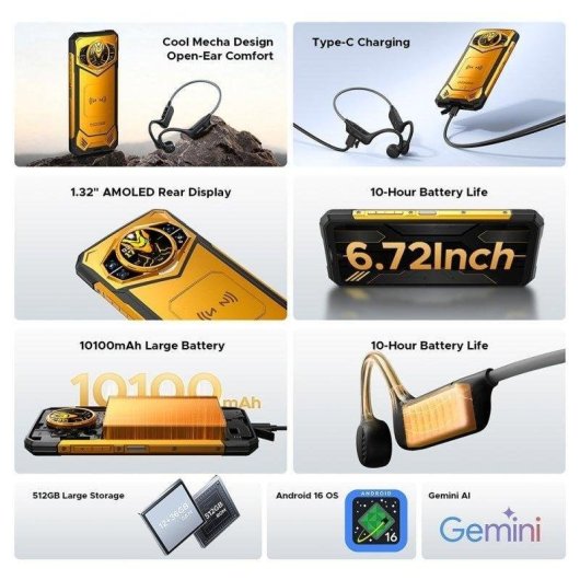 Doogee S200 X Vip 5G 12GB 512GB 6.72" Orange