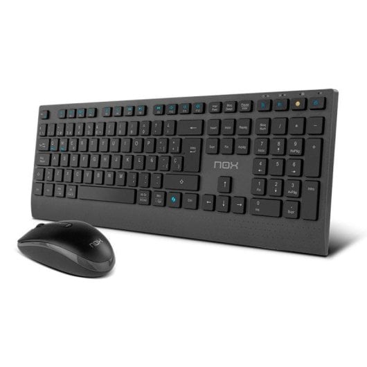 Teclado NOX Lite Duo Combo sem fios membrana Layout ES com rato incluído