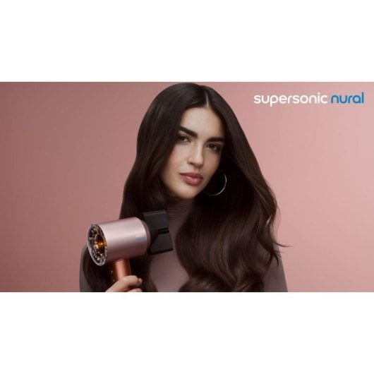 Secador Dyson Supersonic Nural Curly+Coily ámbar 1600 W flujo 13,3 L/s