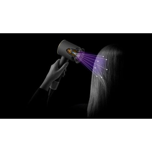 Secador Dyson Supersonic Nural Curly+Coily ámbar 1600 W flujo 13,3 L/s