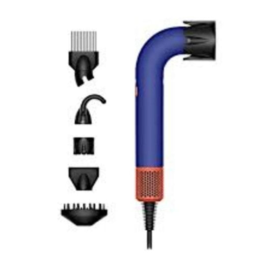 Secador de Cabelo Profissional Dyson HD18 Supersonic r 1700W 4 Temperaturas 3 Velocidades com Acessórios Azul