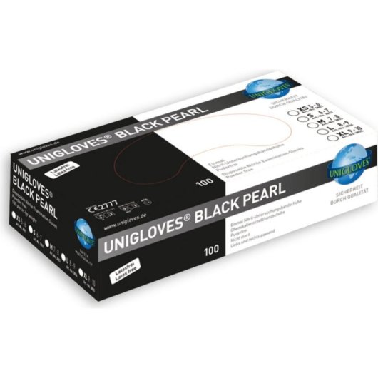 Gant nitrile 3D-basics 340401 jetable sans latex alimentaire résistant