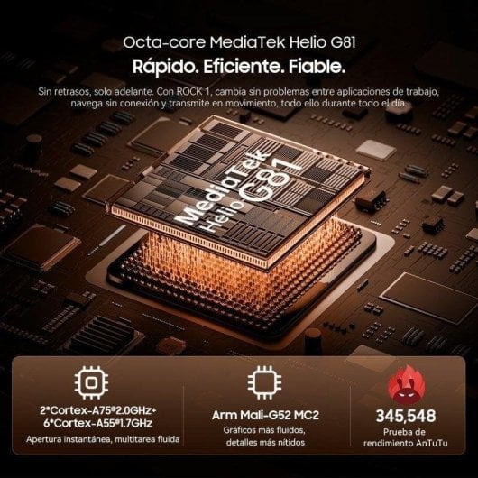 Blackview Rock 1 4G 8GB 6.56" 256GB Schwarz Dual-SIM